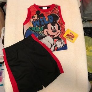 Toddler boy Mickey Mouse outfit